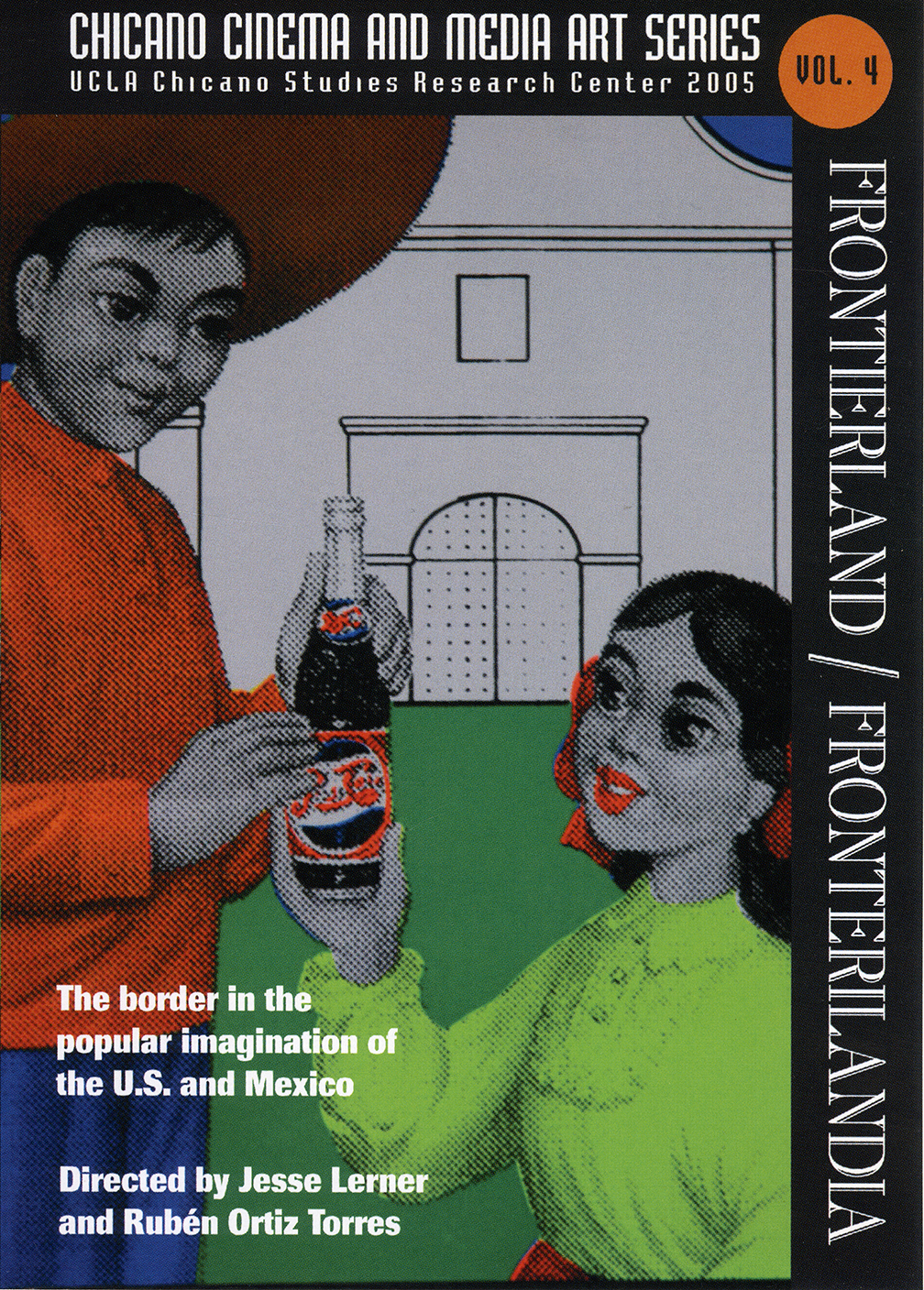 DVD cover showing a colorful illustrated image of a young boy and girl both holding a Pepsi-Cola bottle, with a building in the background.
