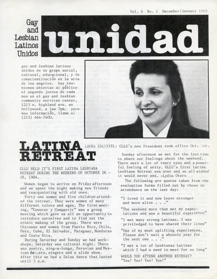 Laura Esquivel: A Latina Lesbian Activist’s Archival Story