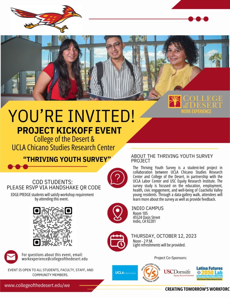 Launch Event: Thriving Youth Survey – Coachella Valley