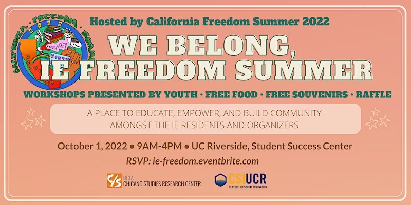 Conference: “We Belong, IE Freedom Summer”