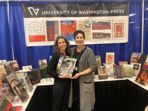 Rebecca Epstein, the book's editor, and Joanna Szupinska, exhibition curator, were present to receive the 2024 ALAA-Thoma Foundation Exhibition Catalogue Award.
