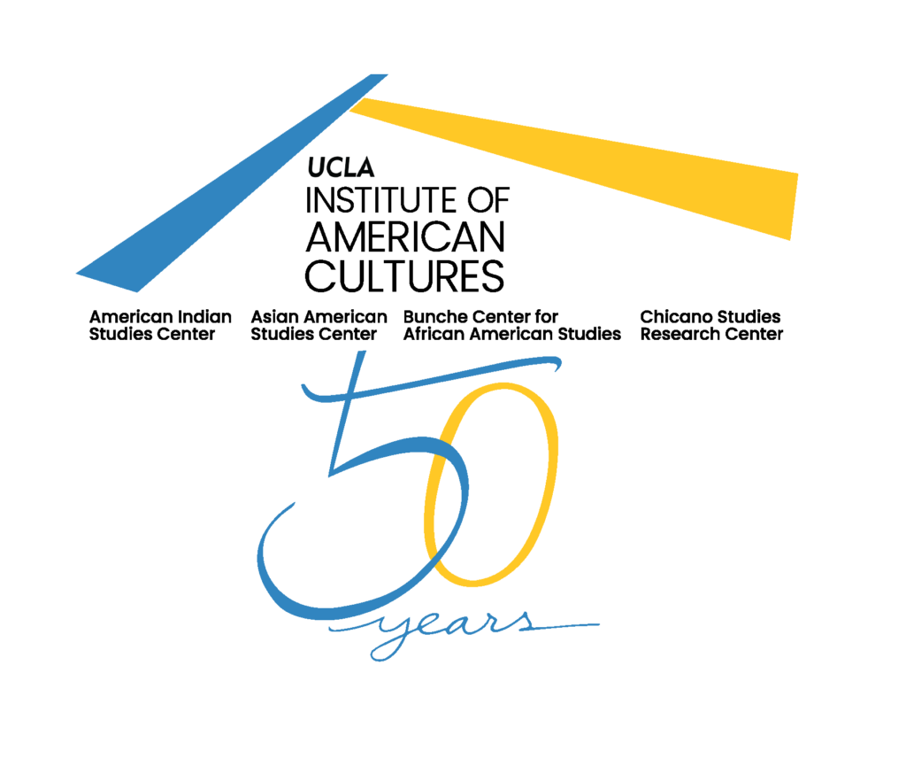 UCLA Institute of American Cultures 50 Years Logo.