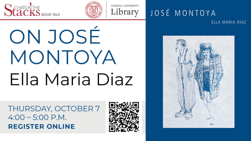 Book Talk: Ella Maria Diaz presents "José Montoya", flyer