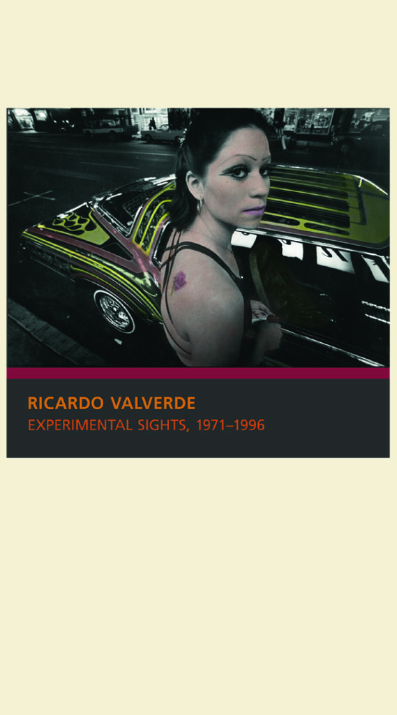 Black book cover with a photo of a woman standing besides a green and decorated car, with the title in orange text.
