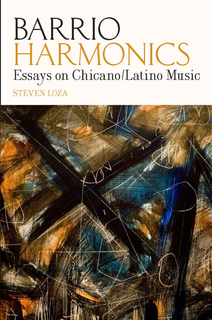 White book cover with a colorful abstract artwork with the title in black and orange text.