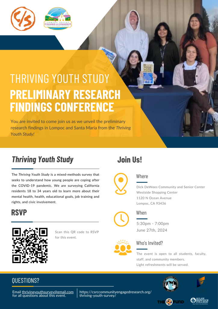 Thriving Youth Study: Preliminary Research Findings Conference