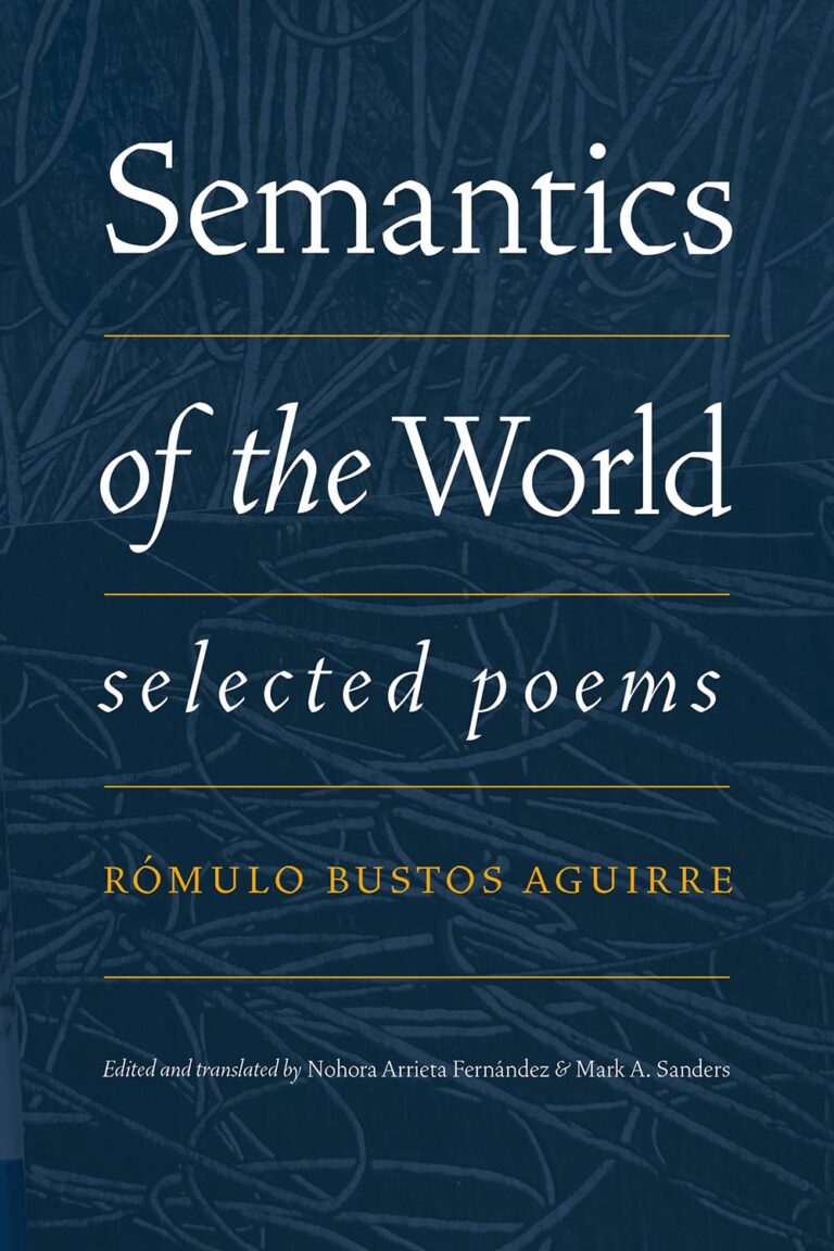 Dark blue Semantics of the World book cover with white text, blue line designs, and the author's name in gold text.