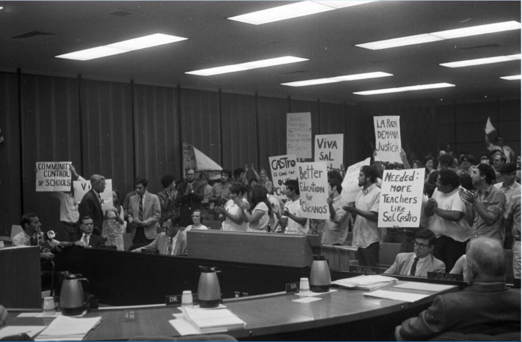Exhibition: “The 1968 and 1970 Roosevelt High School Walkouts: Photos from the UCLA Chicano Studies Research Center Collections”