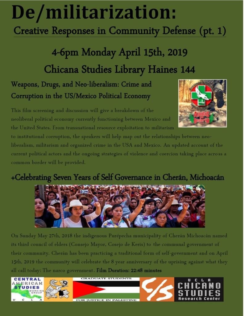 Film Screening: De/militarization: Creative Responses in Community Defense (pt. 1)