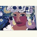 Carlos Bueno and Antonio Ibanez, “Alma de mis novias de pueblo para el barrio su nombre es Maria de Los Angeles.” Nancy Tovar Murals of East L.A. Collection, UCLA Chicano Studies Research Center.