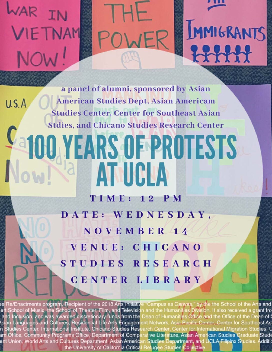 Panel: “100 Years of Protests at UCLA”