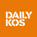 Daily KOS logo in white text on an orange background.