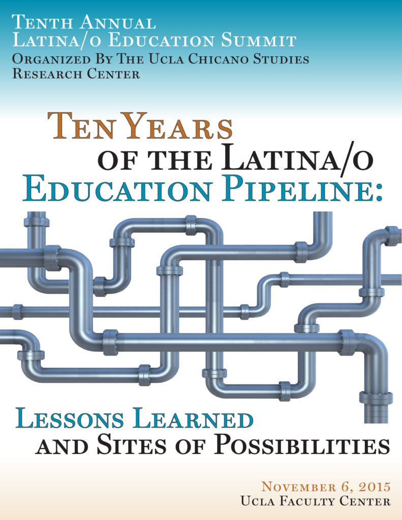 Cover for "Ten Years of the Latina/o Education "