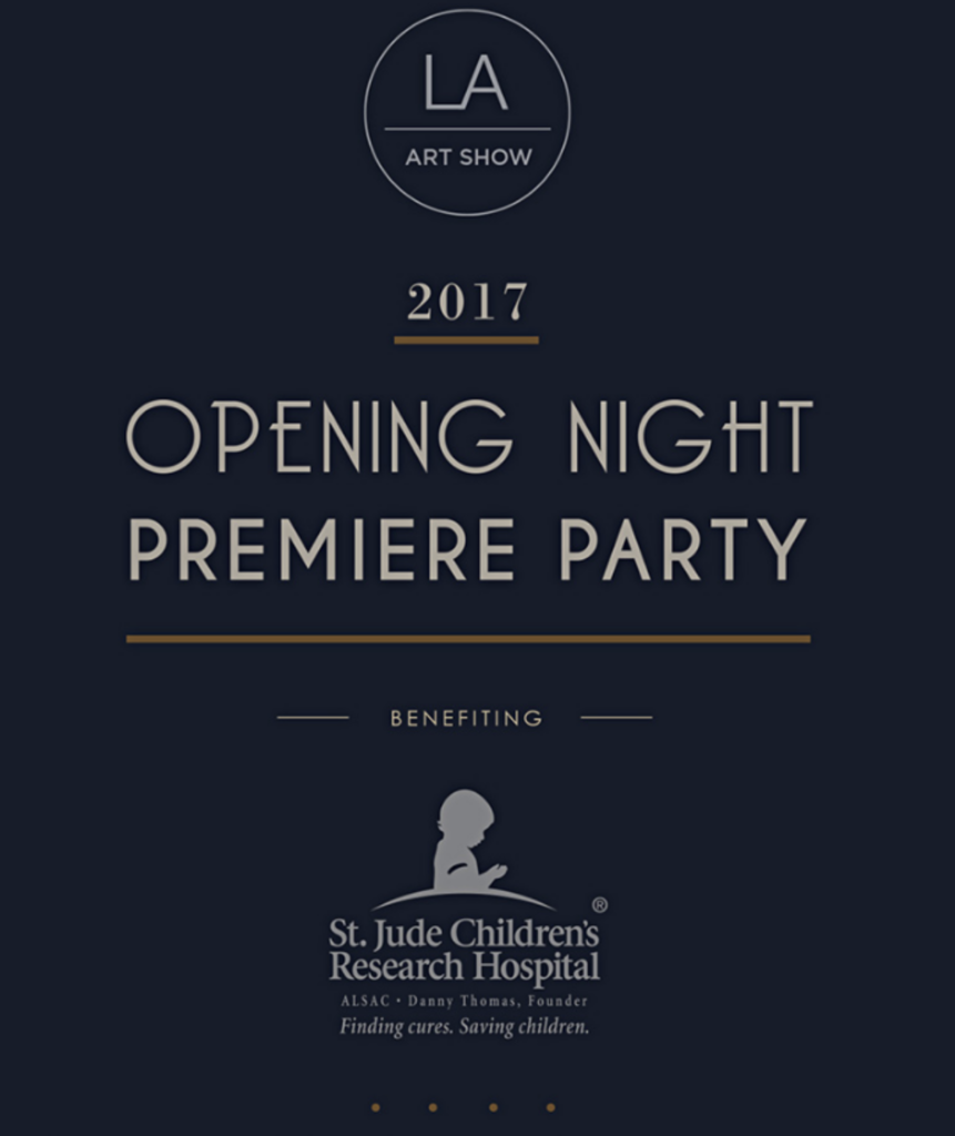 LA art show 2017 opening night premiere party