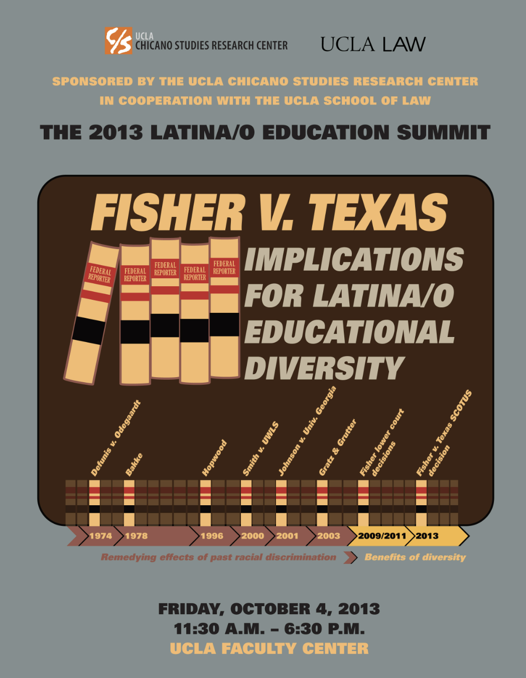 2013 CSRC Latina/o Education Summit: Fisher v. Texas – Implications for Latina/o Educational Diversity