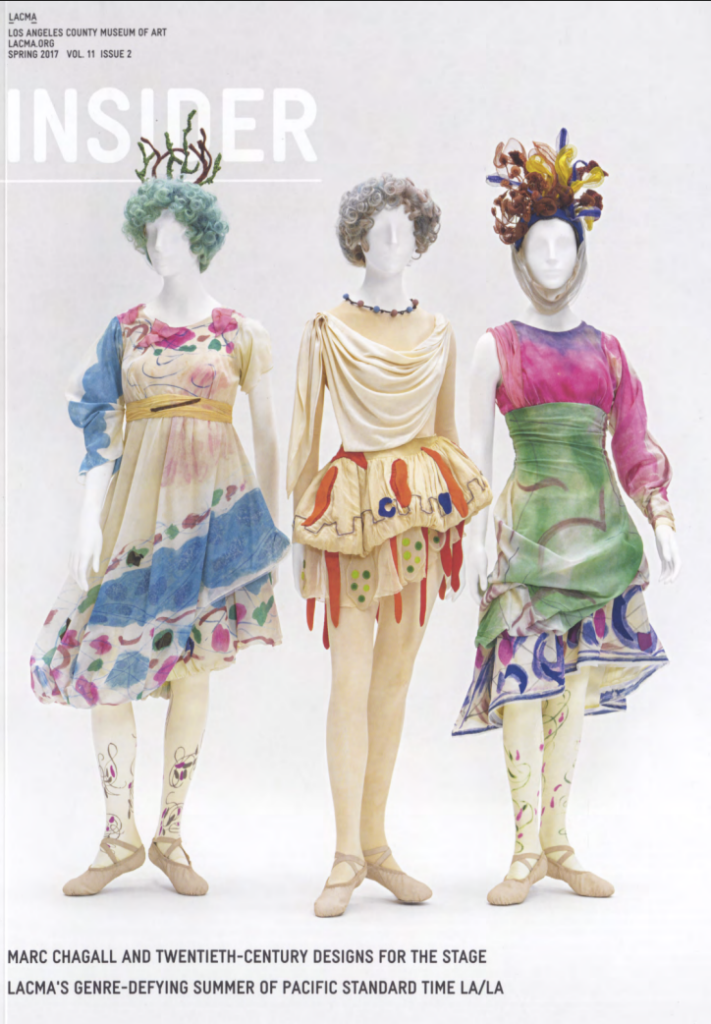Insider - LACMA'S GENRE-DEFYING SUMMER OF PACIFIC STANDARD TIME LA/LA - front page