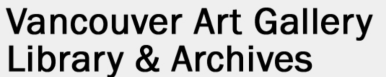 Vancouver Art Gallery Library and Archives logo