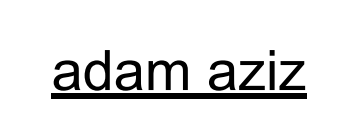 Adam Aziz logo