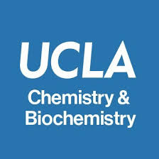 UCLA Chemistry & Biochemistry logo in white text on a blue background.