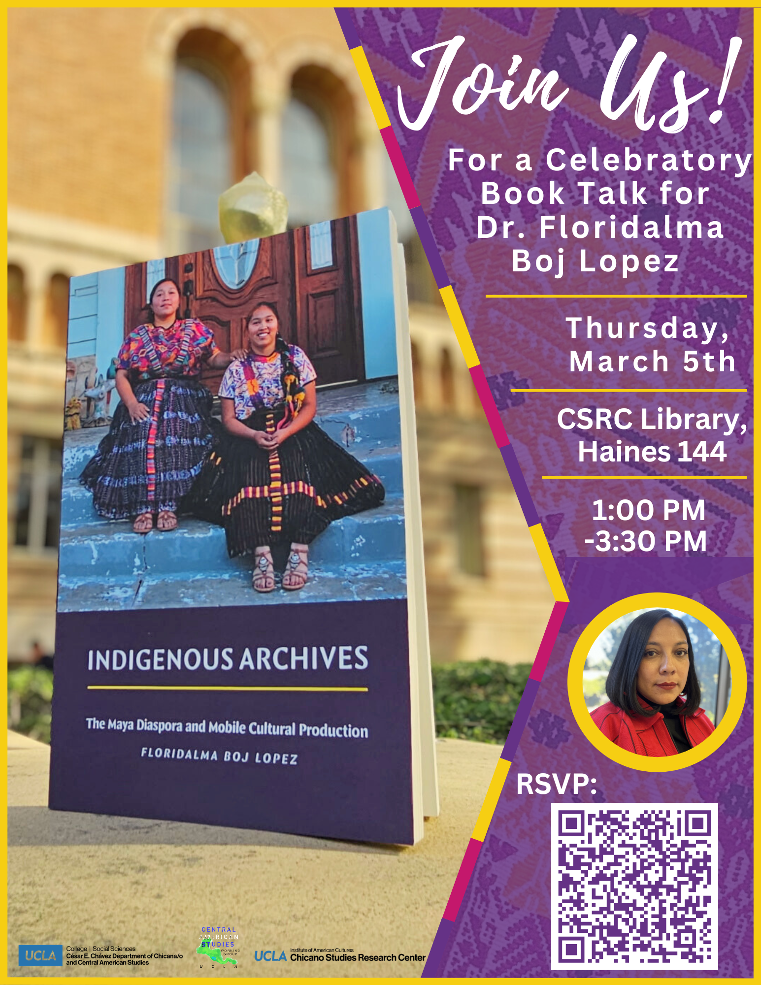 Book Talk: Floridalma Boj Lopez Presents “Indigenous Archives”