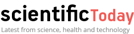 Scientific Today logo with black and red text with "Latest from science, health, and technology" written underneath on a light gray background.
