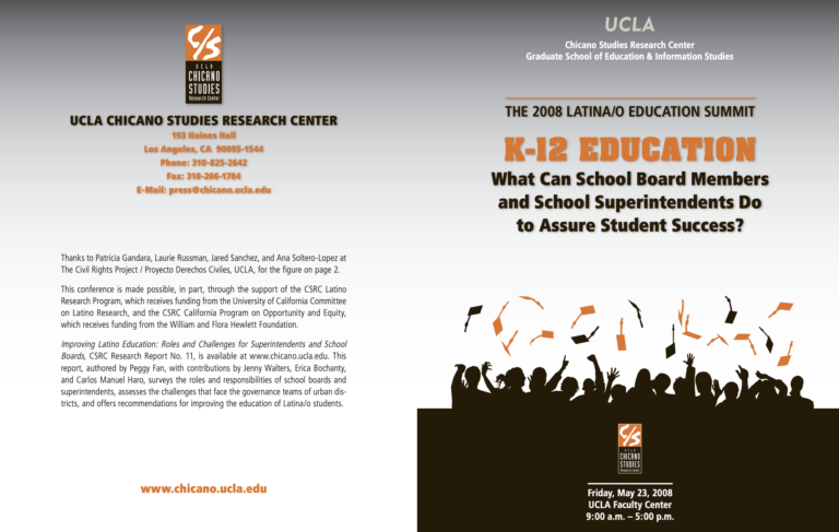 The 2008 Latina/o Education Summit