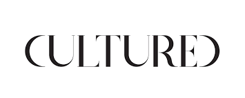 Cultured logo in black text on a white background.
