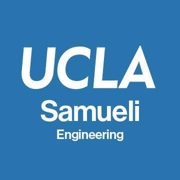 UCLA Samueli Engineering logo in white text on a blue background.
